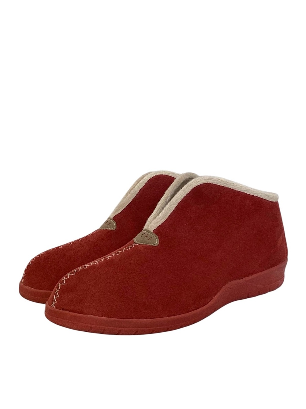 Ziera 41 (10.5 US) Cuddles Chili Women’s Comfort Slippers Micro Suede Red